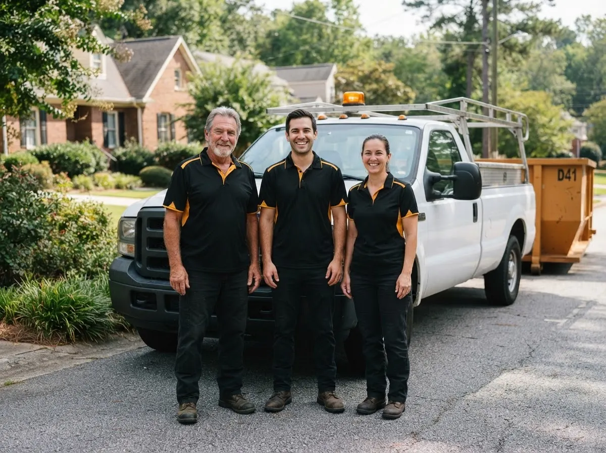 LoadCraft Debris Services dumpster team in Atlanta, GA